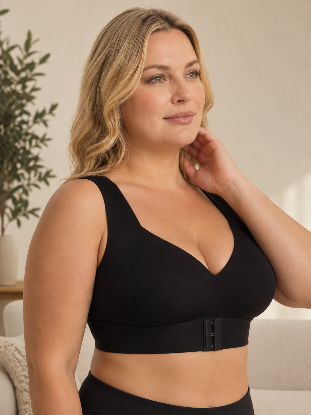 Posture correcting bra