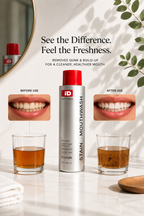 Whitening mouthwash for stain removal & fresh breath